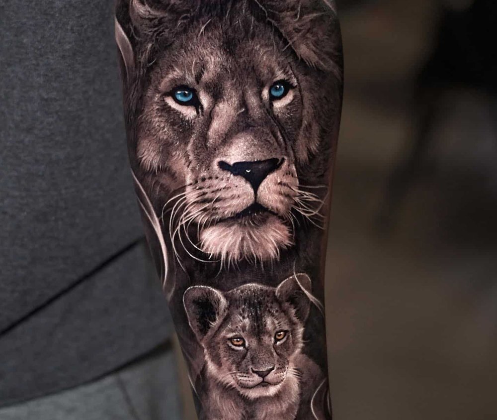 The History of the Lion and Cub Tattoo in Dallas 1 josecontreras art tattoo realismo texas austin dallas