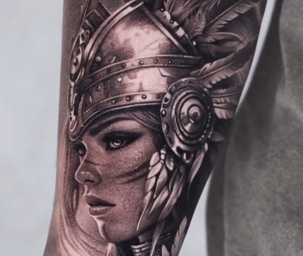 Tattooing Resilience: The Quiet Power of the Valkyrie - Austin 1 jose contreras austin.tattoo valkiria