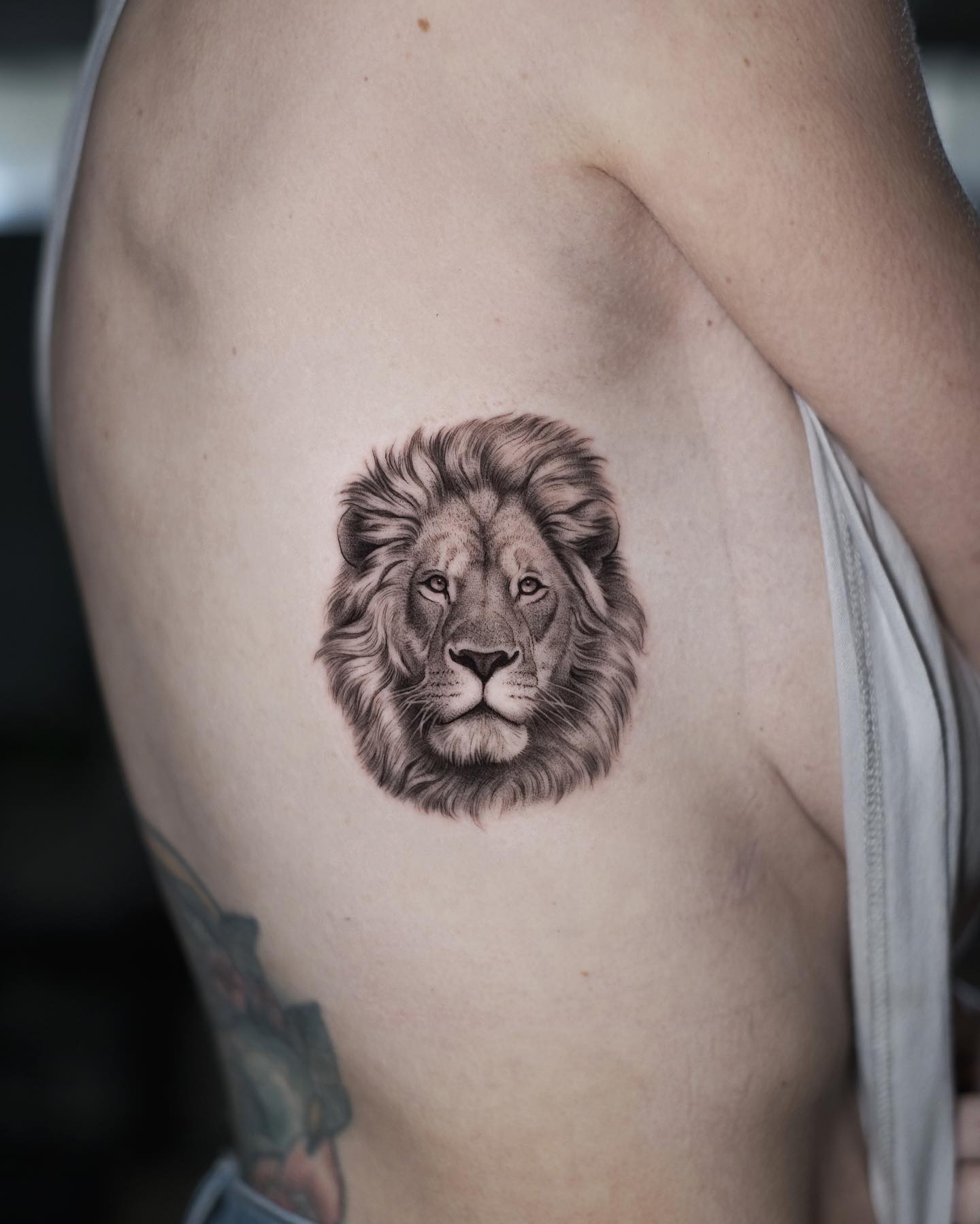 What if the strength you carry had a face? 1 tattoo art jose contreras austin dallas black and grey
