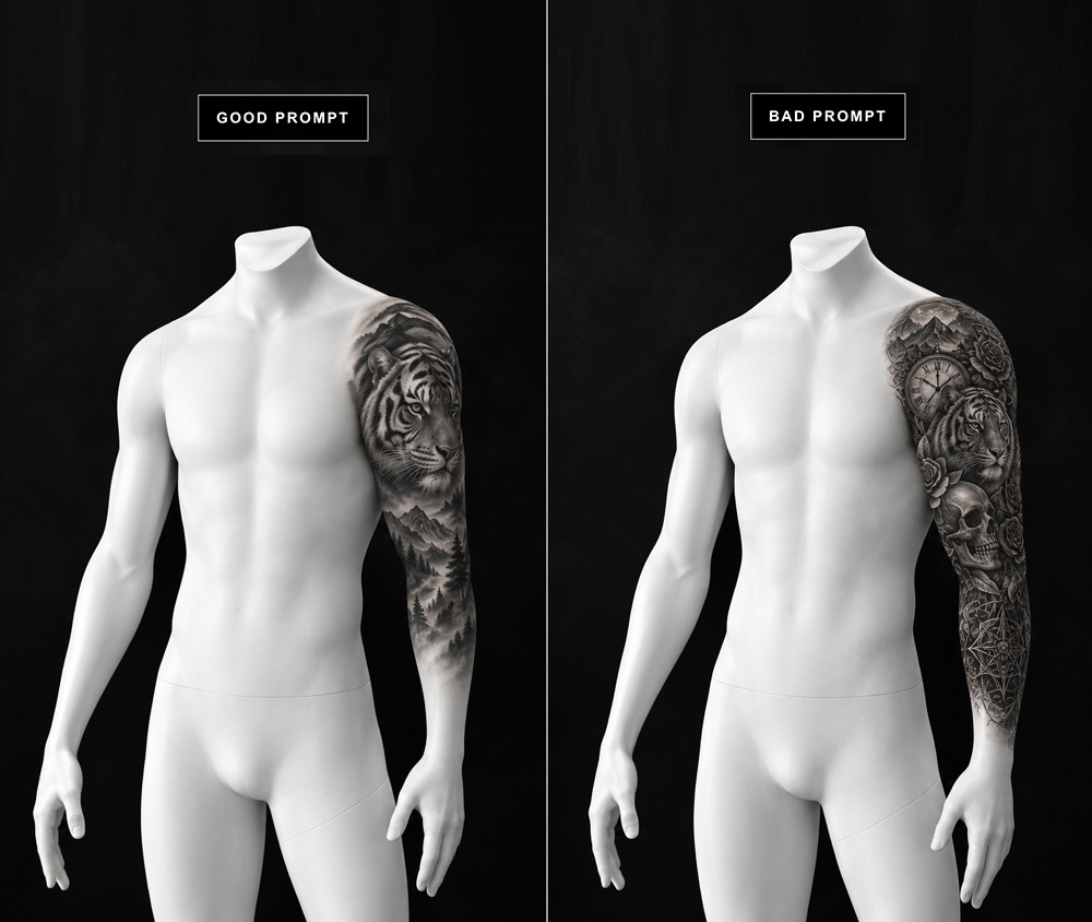 AI Tattoo Ideas: Realism Concept Preview | Jose Contreras, Austin TX AI Tattoo Ideas: How to Use AI Before Your Tattoo | Austin Realism Artist